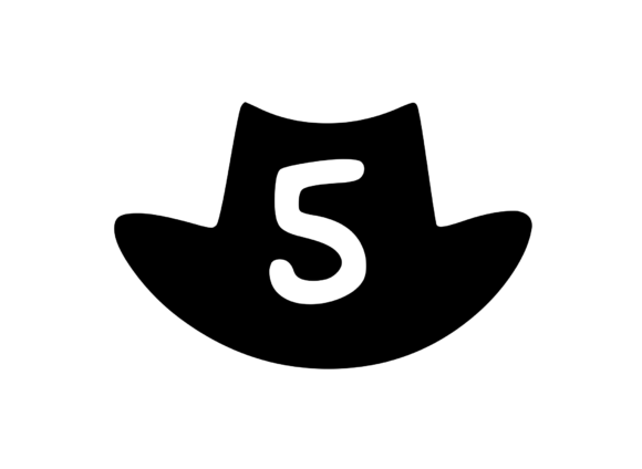 Cowboy Hat with Playful Mono 5
