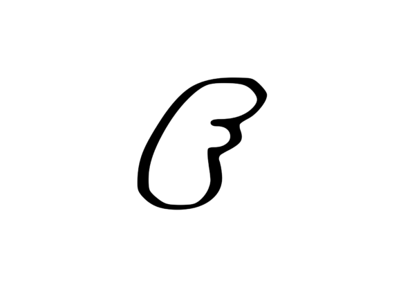 Friendly Bubble Cartoon Mono Letter SVG F Review