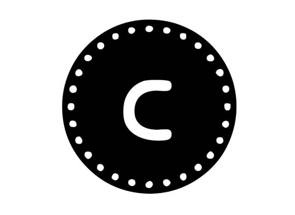 Mono Minted Gold Coin Letter SVG C: A Designer Review