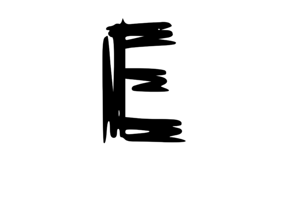 Old Brush Stroked Mono Letter E: A Designer's Hands-On Review