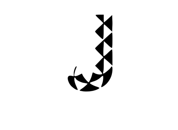 Playful Geometric Pattern Mono J: A Designer's Honest Take